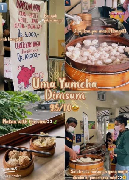 Dimsum Uma Yum Cha Pasar Gede