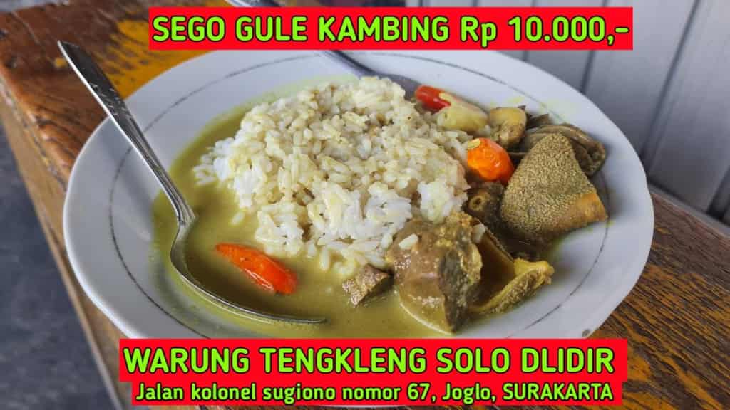 Kuliner Malam Solo Murah di Bawah 20 Ribu