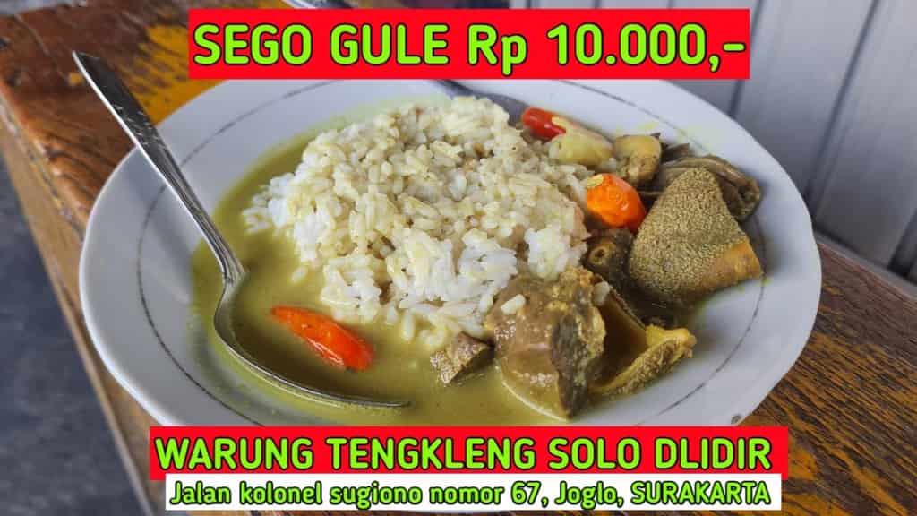 Kuliner Malam Solo Murah yang Mudah Dijangkau