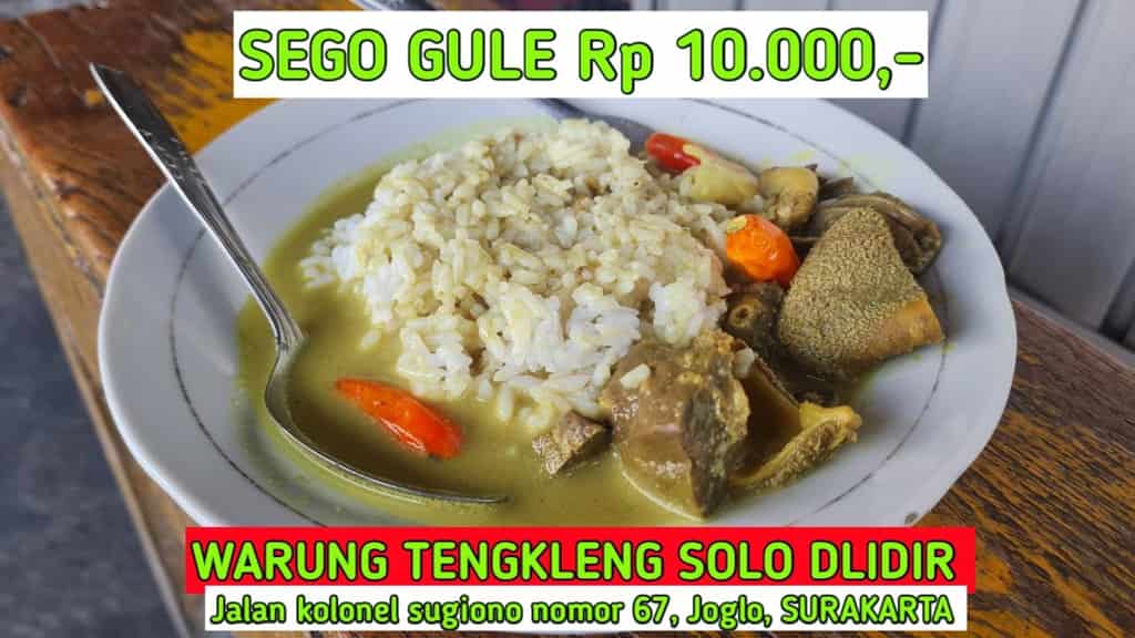 Rekomendasi Kuliner Solo Malam