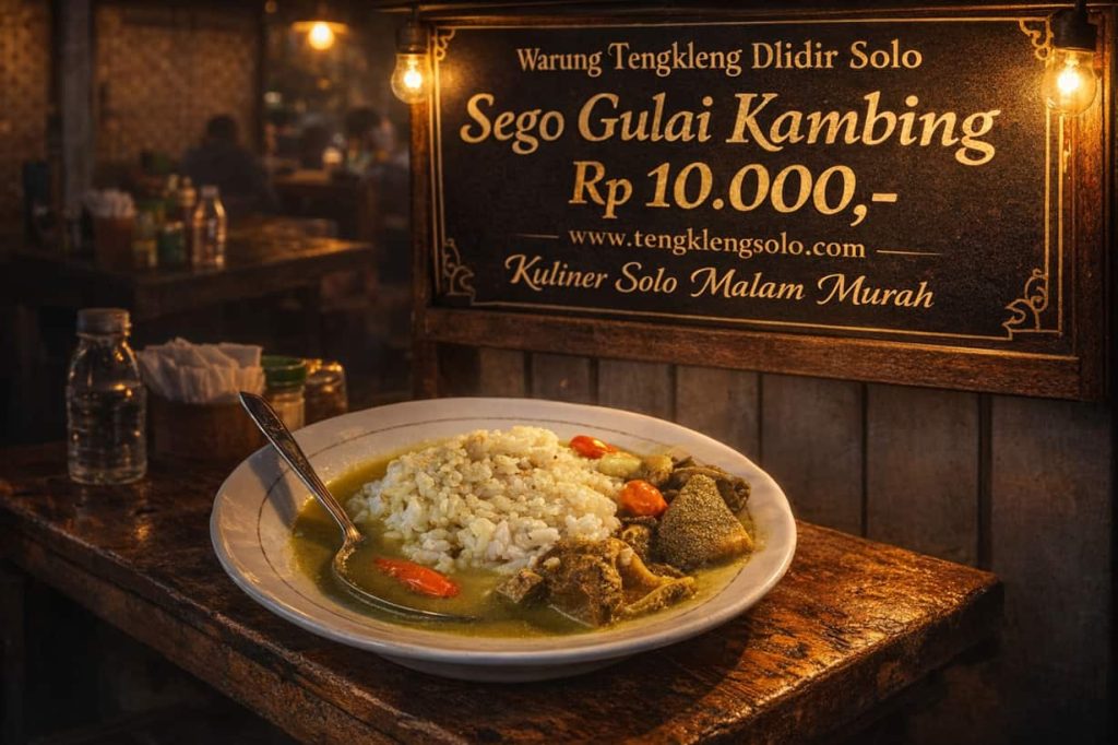 Kuliner Malam Solo Sego Gule Empuk Rahasia Kambing Muda Tanpa Prengus & Bumbu Meresap Sampai Tulang
