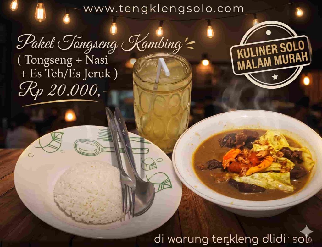 Review Kuliner Malam Solo Tongseng 20 Ribuan yang Bikin Nagih di Tengah Kota