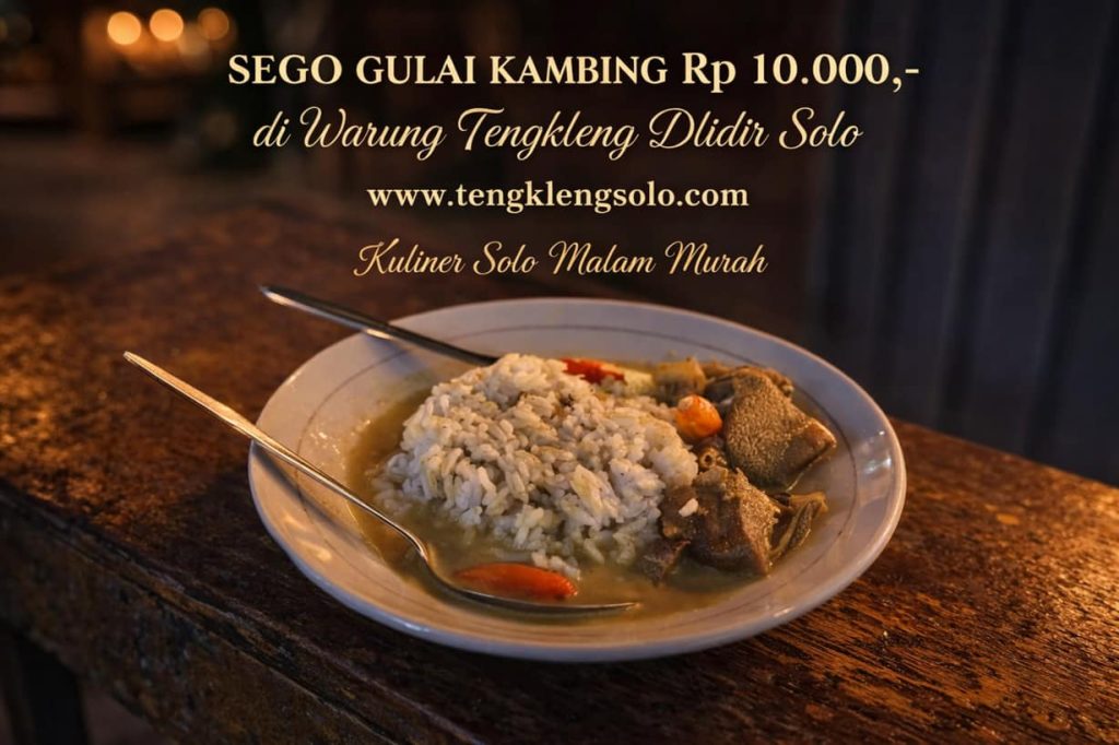 Sego Gulai Porsi Kuli Harga 10 Ribu di Solo Murah Gila, Kenyang Maksimal!