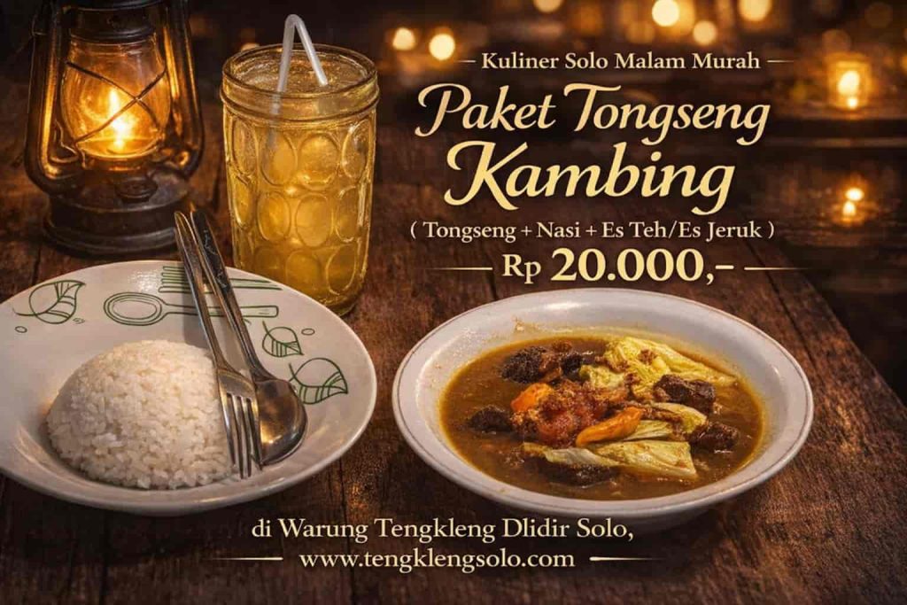 Warung Dlidir Solo Kuliner Malam Legendaris Tongseng Kambing 20 Ribuan yang Bikin Ketagihan