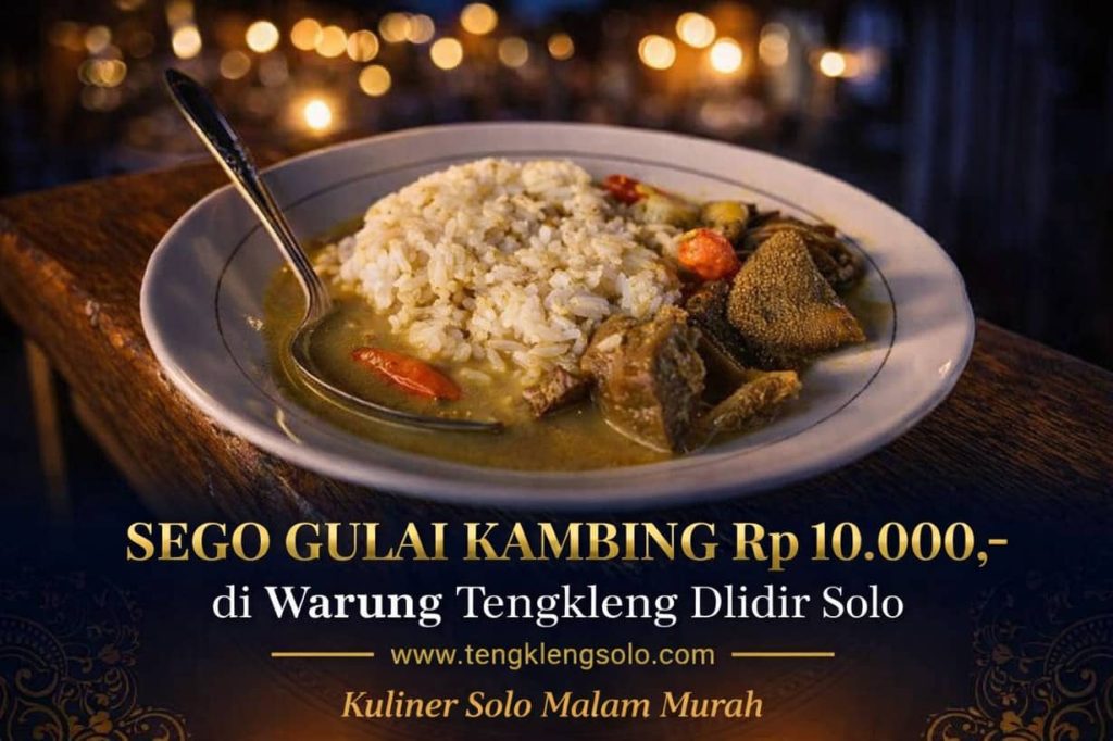 sego Gulai Kuliner Malam Solo Murah yang Legendaris dan Mengenyangkan otentik